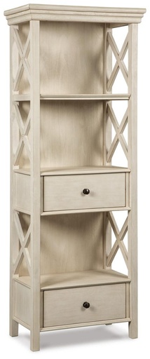 Bolanburg Tall Display Cabinet with 2 Drawers and 3 Shelves
