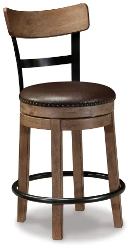 Pinnadel Counter Height Upholstered Bar Stool