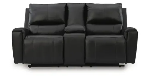 Glossmore Dbl Rec Loveseat w/Console