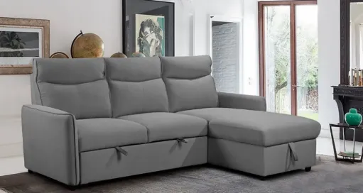 Elio Grey Sofa Bed Sectional