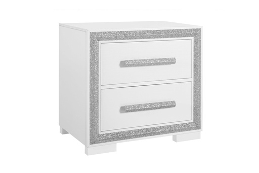 Andros-Silver Night Stand Nightstand