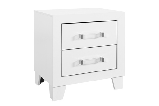 Luccia-White Night Stand Nightstand