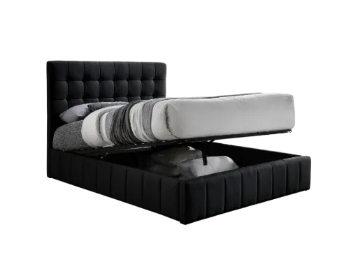 Marchbanks Tufted Gas-Lift Storage Bed