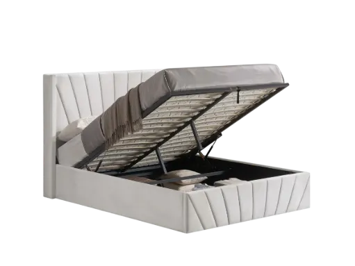 Bellamy Fan-Pleated Gas-Lift Storage Bed