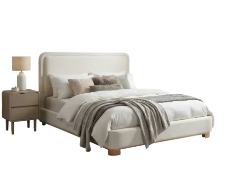 Harcourt Rounded Boucle Bed
