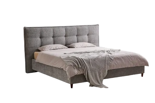 Kentwood Boucle Biscuit-Tufted Bed