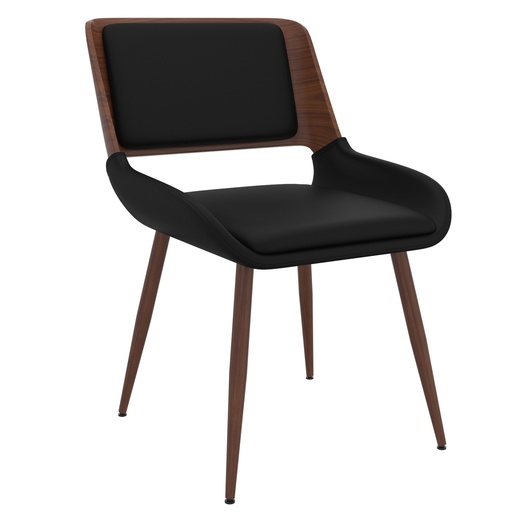 Hudson Dining Chair, Faux Leather