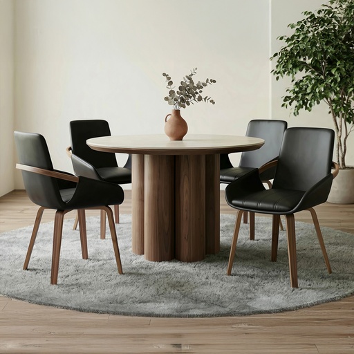 Seaton/Caspian 5Pc Dining Set