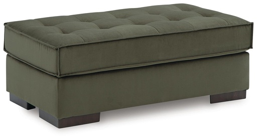 Caspian-Town Olive Tufted Oversized Accent Ottoman