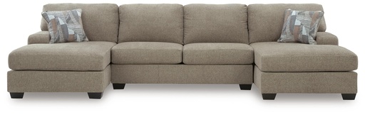 Newellen 3-Piece Sectional with Double Chaise