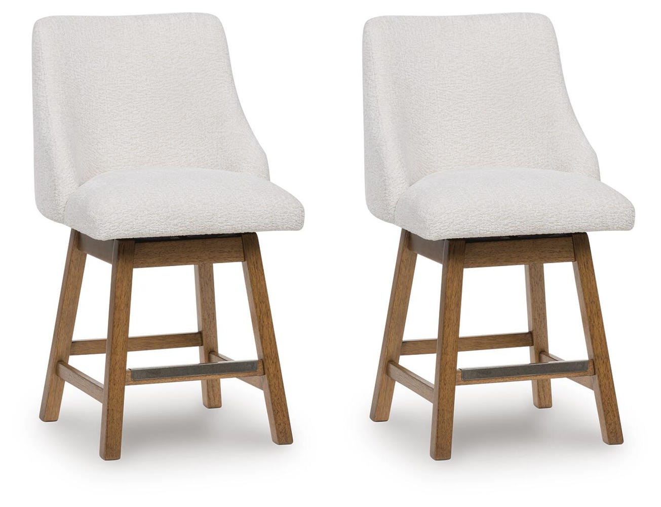 Cabalynn Upholstered Swivel Barstool