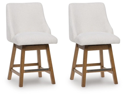 Cabalynn Upholstered Swivel Barstool