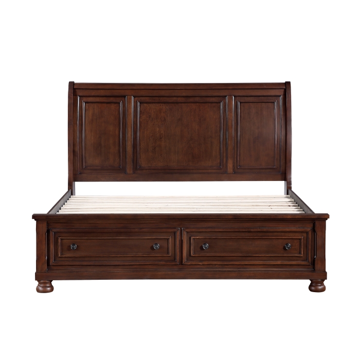 Begonia Bed with Storage (Light Cherry)