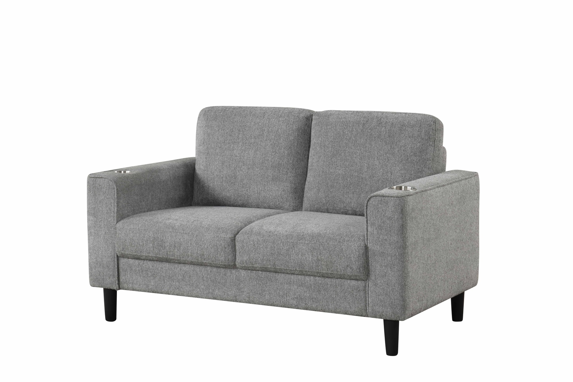 Sierra Tailored Modern Living Room Sofa (Grey - Track Arm)