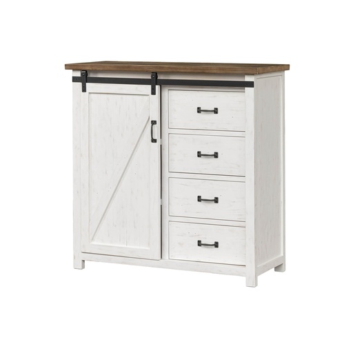 Provence 4 Drawer Chest with 1 Door