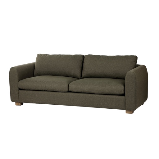 Forest Green Track-Arm Sofa