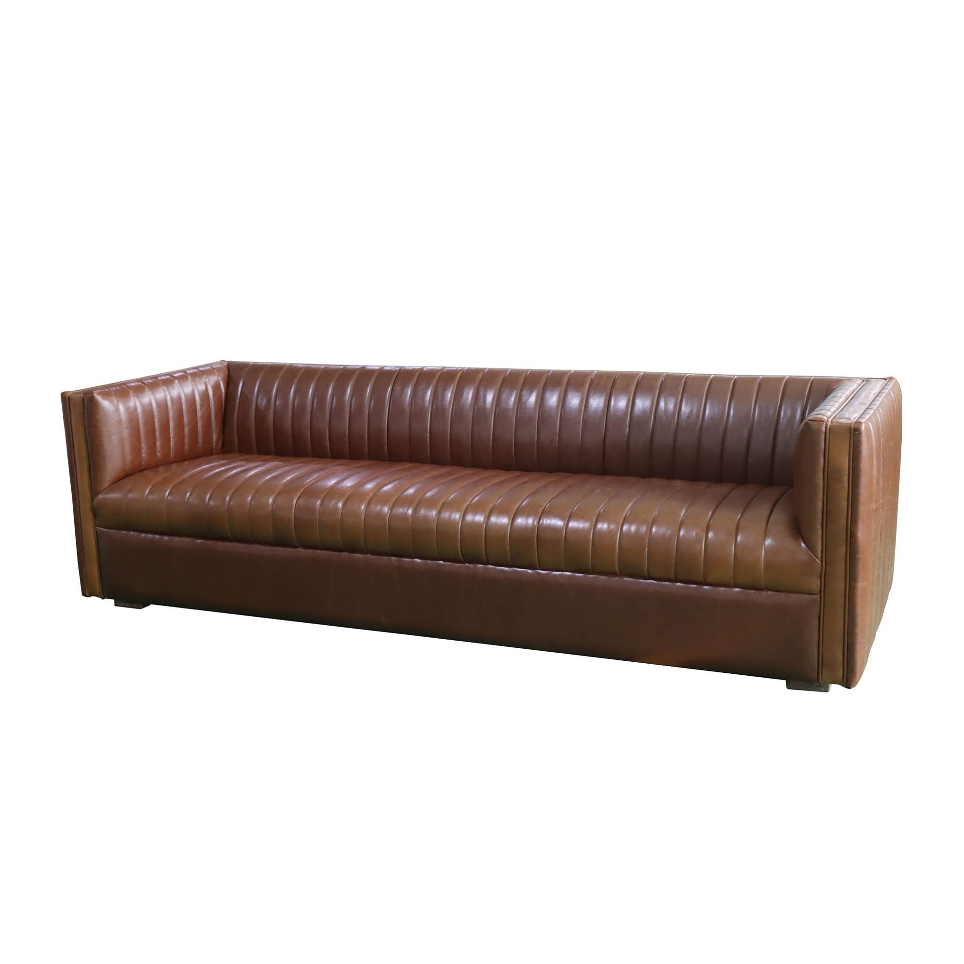 Channel Sofa (Camel Brown)