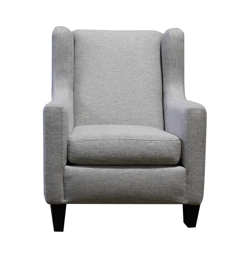 Russo Heathered Wingback Accent Chair