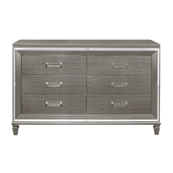 Tamsin Dresser with Two Hidden Jewelry Boxes (Dark Champagne)