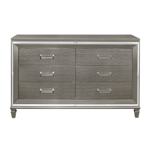 Tamsin Dresser with Two Hidden Jewelry Boxes (Dark Champagne)