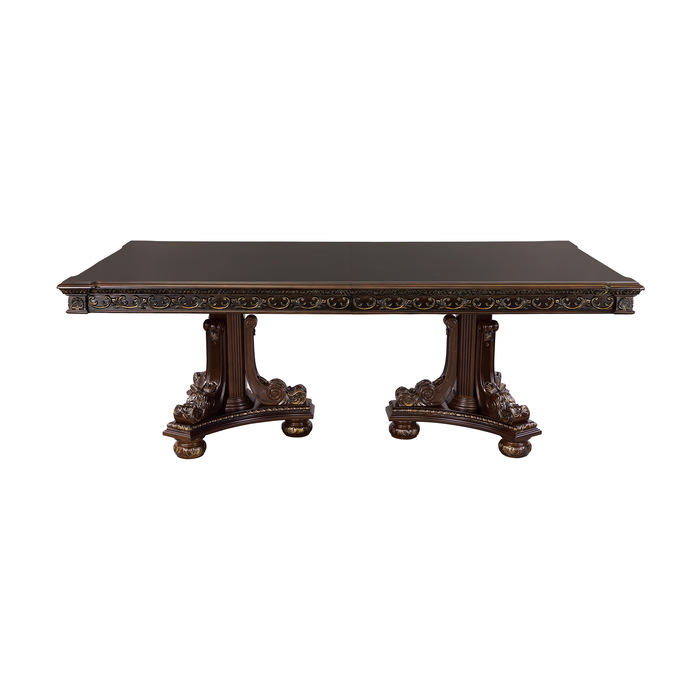 Catalonia Double Pedestal Dining Table (Cherry)