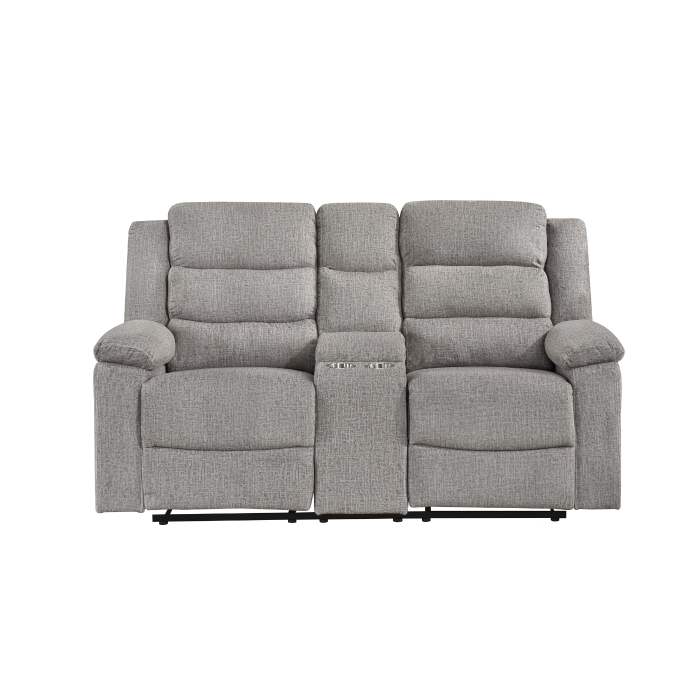 Tyrone Collection Loveseat (Brown-Grey) 1