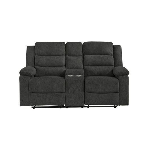 Tyrone Collection Loveseat (Dark Grey)
