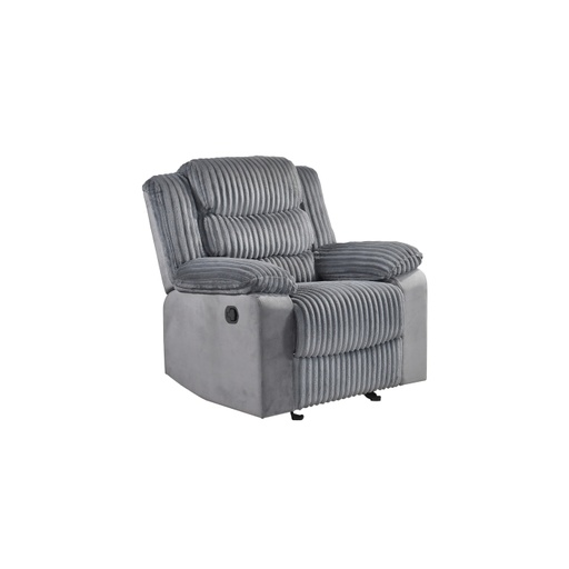 Tyrone Collection Recliner (Grey Corduroy)