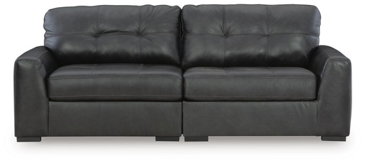 Brindley Pier 2-Piece Sectional Loveseat (Fog)