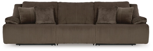 Top Tier 3-Piece Reclining Sectional Sofa (Chocolate)