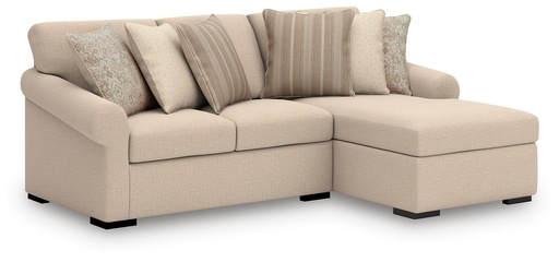LadyMae 2-Piece Sectional with Chaise (Twill)