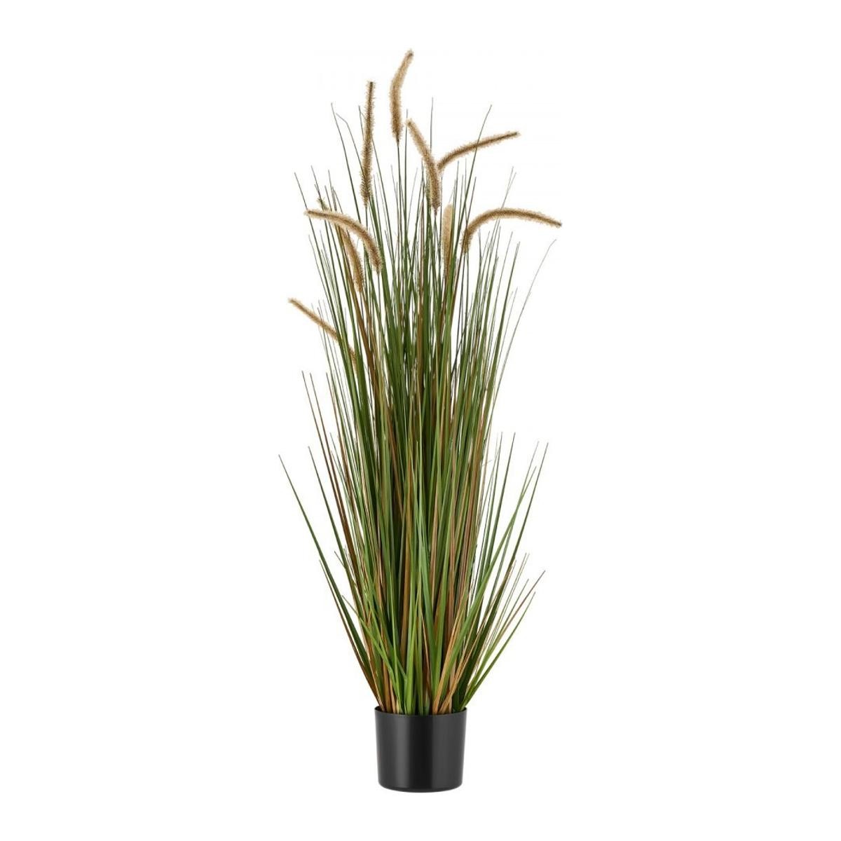 Artificial Horsetail Reed Grass in Pot, 47in 1